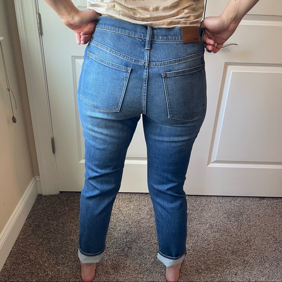 Madewell Spring 2021 Slim Boyjean in Medium Wash, Size 29 - Picture 2 of 8